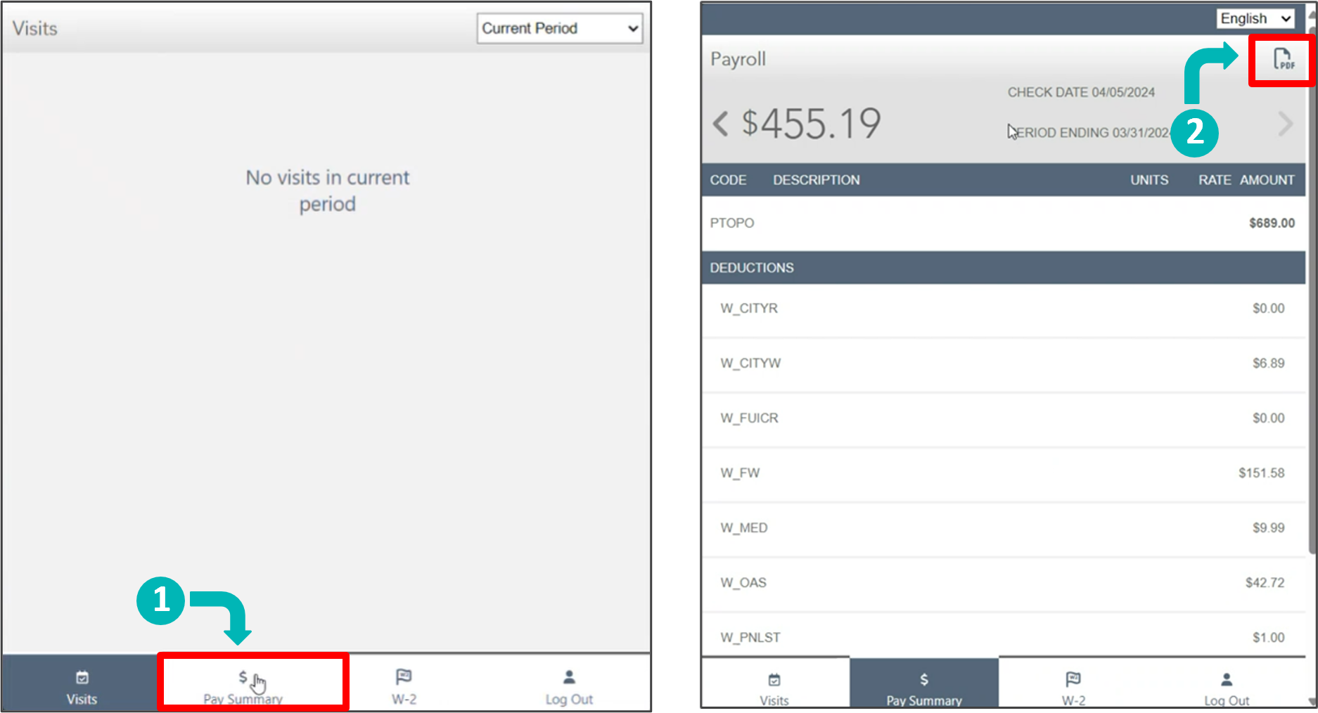HAH Portal Visits Pay Summary Screens.png